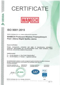 certyficate welding wamech dekra